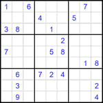 Судоку 9х9 #2572 очень трудный