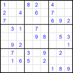 Судоку 9х9 #2666 легкий