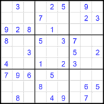 Судоку 9х9 #2674 легкий