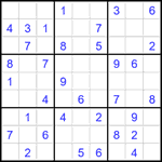 Судоку 9х9 #2677 легкий
