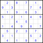 Судоку 9х9 #2682 легкий