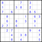 Судоку 9х9 #2688 легкий