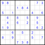 Судоку 9х9 #2690 легкий