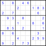 Судоку 9х9 #2691 легкий