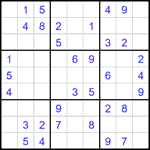 Судоку 9х9 #2693 легкий