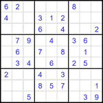 Судоку 9х9 #2697 легкий