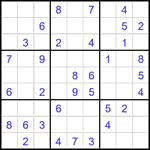 Судоку 9х9 #2700 легкий