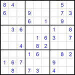 Судоку 9х9 #2703 легкий