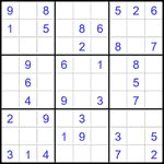 Судоку 9х9 #2704 легкий