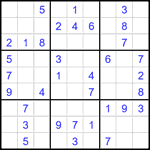 Судоку 9х9 #2712 легкий