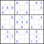 Судоку 9х9 #2714 легкий