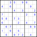 Судоку 9х9 #2718 легкий