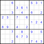Судоку 9х9 #2720 легкий