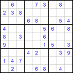 Судоку 9х9 #2727 легкий