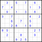 Судоку 9х9 #2729 легкий