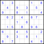 Судоку 9х9 #2731 легкий