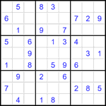 Судоку 9х9 #2735 легкий