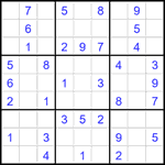 Судоку 9х9 #2737 легкий