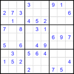 Судоку 9х9 #2738 легкий