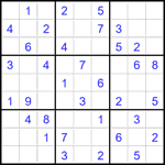 Судоку 9х9 #2740 легкий