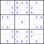 Судоку 9х9 #2741 легкий