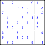 Судоку 9х9 #2742 легкий