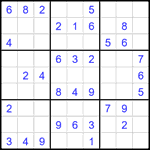 Судоку 9х9 #2746 легкий