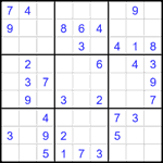 Судоку 9х9 #2748 легкий