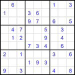 Судоку 9х9 #2752 легкий