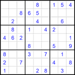 Судоку 9х9 #2756 легкий