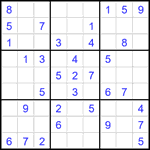 Судоку 9х9 #2758 легкий