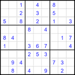 Судоку 9х9 #2760 легкий