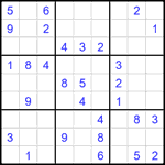 Судоку 9х9 #2644 средний