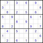 Судоку 9х9 #2648 средний