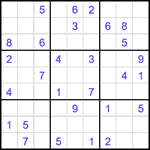 Судоку 9х9 #2655 средний