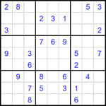 Судоку 9х9 #2659 средний