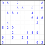 Судоку 9х9 #2663 средний