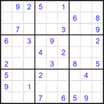 Судоку 9х9 #2666 средний