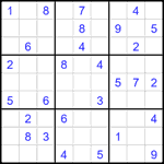 Судоку 9х9 #2667 средний