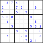 Судоку 9х9 #2673 средний