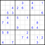 Судоку 9х9 #2674 средний