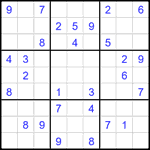 Судоку 9х9 #2677 средний