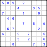 Судоку 9х9 #2678 средний