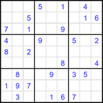 Судоку 9х9 #2682 средний