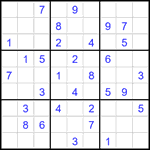 Судоку 9х9 #2683 средний