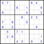 Судоку 9х9 #2686 средний