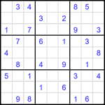 Судоку 9х9 #2688 средний
