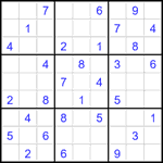 Судоку 9х9 #2693 средний