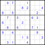 Судоку 9х9 #2694 средний