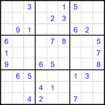 Судоку 9х9 #2695 средний